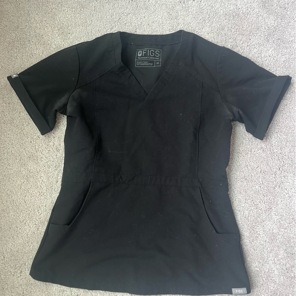 Figs black limited edition top